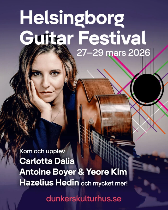 Programbok Helsingborg Guitar Festival 2026.